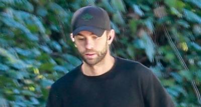 Chace Crawford Wears All Black While Walking His Dog - www.justjared.com