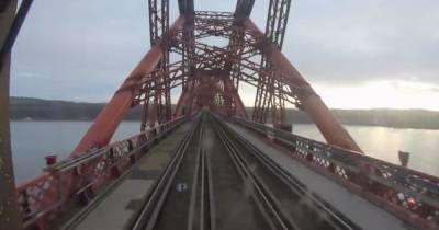 Incredible ScotRail video shows train driver's view of sunny Forth Rail Bridge crossing - www.dailyrecord.co.uk - Scotland