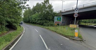 M56 closed in early hours over man standing on wrong side of bridge - www.manchestereveningnews.co.uk - Manchester