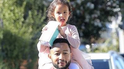John Legend Carries Adorable Daughter Luna, 4, On His Shoulders As He Steps Out With Chrissy Teigen — See Pics - hollywoodlife.com - Beverly Hills