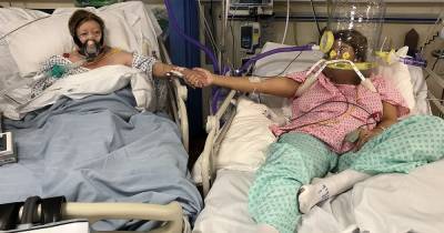 Covid-stricken mum and daughter hold hands in intensive care - 24hrs before mum dies - www.dailyrecord.co.uk