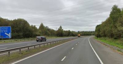 Horror three-car crash on M73 and M8 lane closed as drivers face icy blast on Scotland's roads - www.dailyrecord.co.uk - Scotland