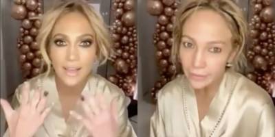 Jennifer Lopez Removes All of Her Makeup in a New Video, and She Looks So Different - www.marieclaire.com