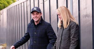 Ant McPartlin and Anne-Marie Corbett are all smiles as they're seen for first time since getting engaged - www.ok.co.uk