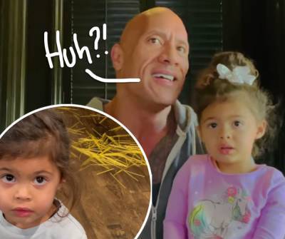 Dwayne 'The Rock' Johnson's 2-Year-Old Hilariously Blames The 'Spaghetti Fairy' After Making Huge Mess — WATCH! - perezhilton.com