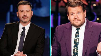 Jimmy Kimmel and James Corden Resume Filming Talk Shows From Home Due To Covid-19 Surge in LA - www.etonline.com - Los Angeles