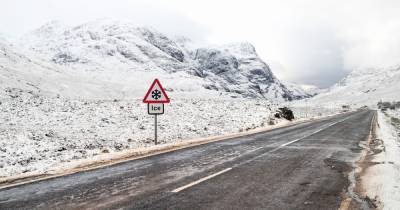 Weather warning for ice issued across Scotland as temperatures set to plummet to -5C and snow expected - www.dailyrecord.co.uk - Scotland