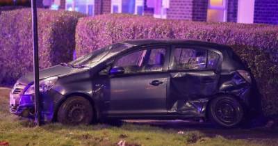 Two teenage girls taken to hospital after crash in Failsworth - www.manchestereveningnews.co.uk