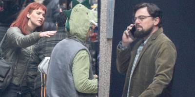 Jennifer Lawrence & Leonardo DiCaprio Are Back on Set Filming 'Don't Look Up' - www.justjared.com - state Massachusets