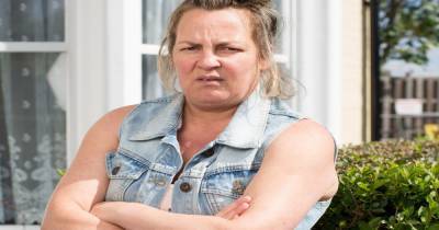 Eastenders actress Lorraine Stanley looks worlds away from her on-screen character Karen in rare picture - www.ok.co.uk