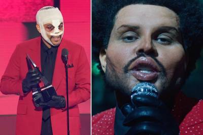 Bandages are off: The Weeknd’s plastic surgery look shocks fans - nypost.com
