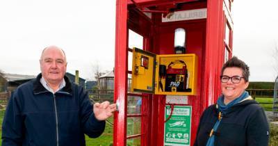 The phonebox set to save lives after community gets new defibrillator - www.dailyrecord.co.uk