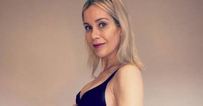 Pregnant Kate Lawler shows off baby bump as she self-isolates after contact with someone who has Covid - www.ok.co.uk - county Martin
