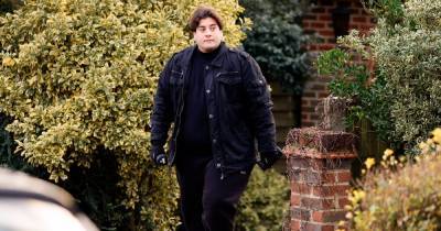 James Argent seen doing a boxercise walk as he continues to keep fit after completing a year of being sober - www.ok.co.uk