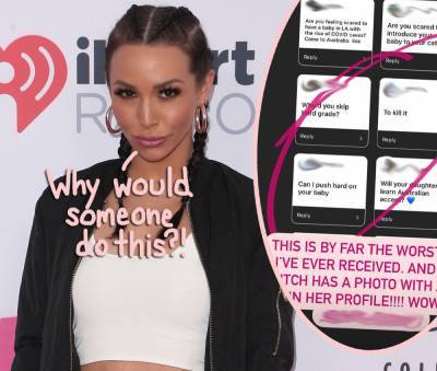 Lala Kent - Scheana Shay Shares Disturbing Social Media Message About Her Unborn Baby -- WTF Is Wrong With People?! - perezhilton.com