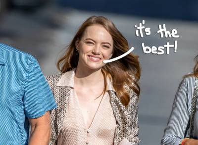 Emma Stone Feels 'Very Lucky' & 'Excited' To Be Pregnant During The Pandemic! - perezhilton.com