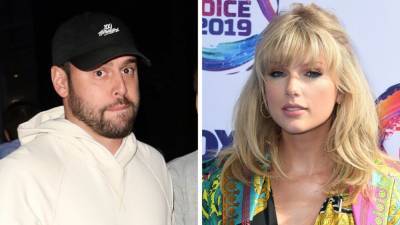 Scooter Braun - Taylor Swift - Why Taylor Swift Fans Think She's Calling Out Scooter Braun on 'Evermore' Bonus Track - etonline.com