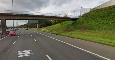 Car crashes on Glasgow M8 after gang of youths throw shopping trolley from bridge - www.dailyrecord.co.uk
