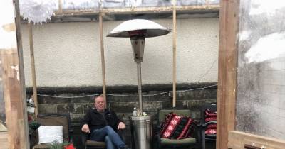 Prestwick dad brings Christmas markets to back garden with his giant homemade outdoor entertaining space - www.dailyrecord.co.uk