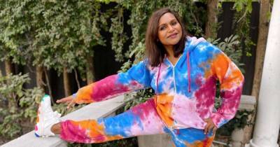 Mindy Kaling's tie-dye loungewear is what we all want to be wearing right now - and it's on sale - www.msn.com