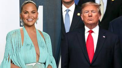 Chrissy Teigen More Stars Mock Donald Trump After Twitter Permanently Bans Him: ‘Bye, Bye, Bye’ - hollywoodlife.com