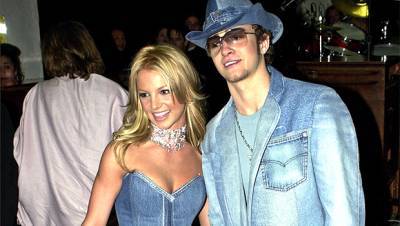 Britney Spears Justin Timberlake Fans Celebrate 20th Anniversary Of Their Iconic Denim Moment: ‘Never Forget’ - hollywoodlife.com - USA