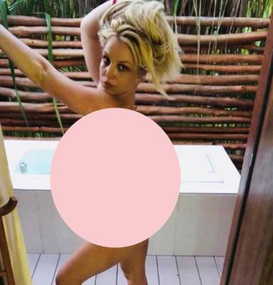 Britney Spears Goes Fully Nude On Instagram! - perezhilton.com - county Pacific