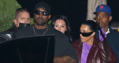 Kim Kardashian & Kanye West Grab Dinner with Friends at Nobu - www.justjared.com - Malibu