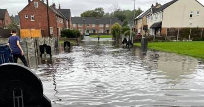 United Utilities say priority is to help those with flooded homes after heavy rainfall - www.manchestereveningnews.co.uk - Manchester