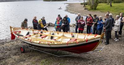 Celebration for launch of a very special Loch Tay rowing boat - www.dailyrecord.co.uk