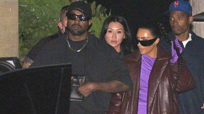 Kim Kardashian Kanye West Reunite For Dinner Date With Friends 7 Months After Split — Photos - hollywoodlife.com