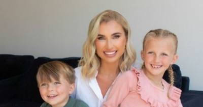 Billie Faiers launches tenth kidswear collection with a little help from her kids Nelly and Arthur - www.ok.co.uk - London