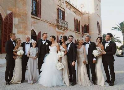 Inside Jess Wright’s glam castle wedding with 12 bridesmaids including Michelle Keegan - evoke.ie - Spain