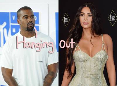 Kim Kardashian & Kanye West Spotted On Dinner Date -- Could They Be Putting Divorce On Pause?? - perezhilton.com
