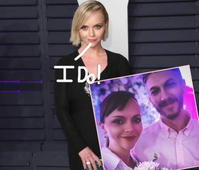 Christina Ricci Ties The Knot With Mark Hampton Just 2 Months After Pregnancy Announcement! - perezhilton.com