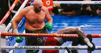 Conor McGregor aims shot at Dustin Poirier while praising Tyson Fury and Deontay Wilder - www.manchestereveningnews.co.uk - Las Vegas