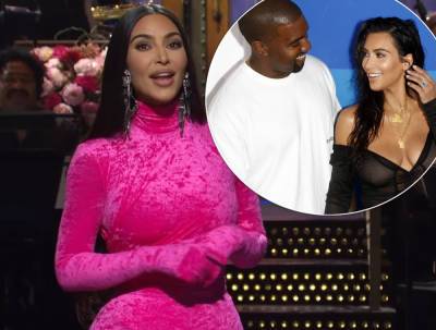 Kim Kardashian & Kanye West Reportedly Were ‘Making Eyes At Each Other' During Her SNL Gig - perezhilton.com