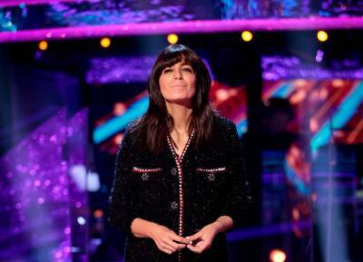 Strictly viewers baffled over Claudia Winkleman’s ‘sparkly PJs’ and cycling shorts ensemble - evoke.ie