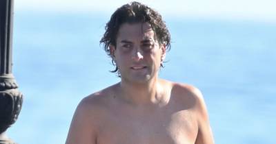 James Argent goes shirtless on beach in Spain as he displays incredible 9.5st weight loss - www.ok.co.uk - Spain