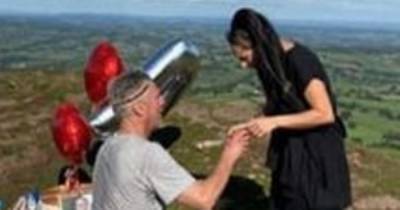 Celebrity Gogglebox's Bez, 57, engaged to girlfriend, 34, after mountain-top proposal - www.ok.co.uk
