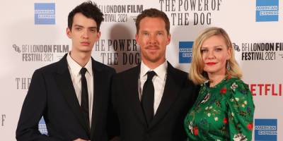 Kirsten Dunst & Benedict Cumberbatch Join Kodi Smit-McPhee at 'The Power of the Dog' Premiere in London - www.justjared.com - London