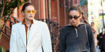 Gigi Hadid Looks So Stylish In A Long, White Coat While Out With A Friend in NYC - www.justjared.com - New York