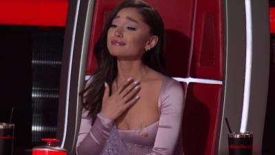 'The Voice': Ariana Grande Breaks Down Over Her First Battle Round Decision - www.etonline.com