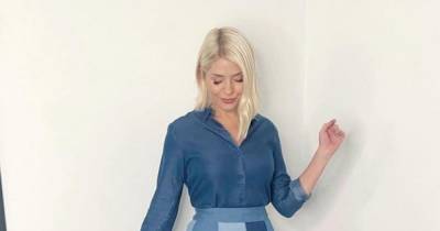 Holly Willoughby is dreamy in denim as she sports stylish look on This Morning - www.ok.co.uk