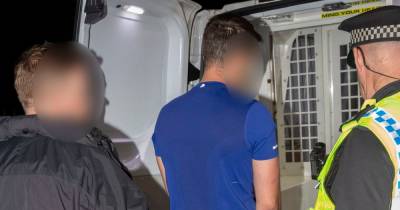 Men arrested after huge haul of drugs, cash and designer clothes found in police dawn raids - www.manchestereveningnews.co.uk - county Newton