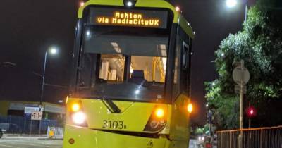 Tram involved in collision with car at Weaste Metrolink stop - www.manchestereveningnews.co.uk - city Media