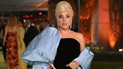 Lady Gaga Wears Boa Made Of $100 Bills On Private Plane To Las Vegas - hollywoodlife.com - Las Vegas