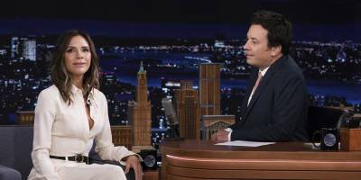 Victoria Beckham Got Freaked Out While Playing 'Can You Feel It?' on 'The Tonight Show' - www.justjared.com