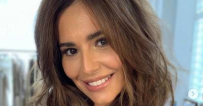 Cheryl shows off pumpkin spice hair colour and curtain fringe makeover in rare snaps - www.ok.co.uk
