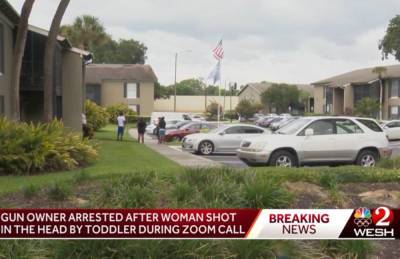 Florida Man Arrested After His Toddler Found 'Loaded Handgun' & Fatally Shot Mom While She Was On A Zoom Call - perezhilton.com - Florida